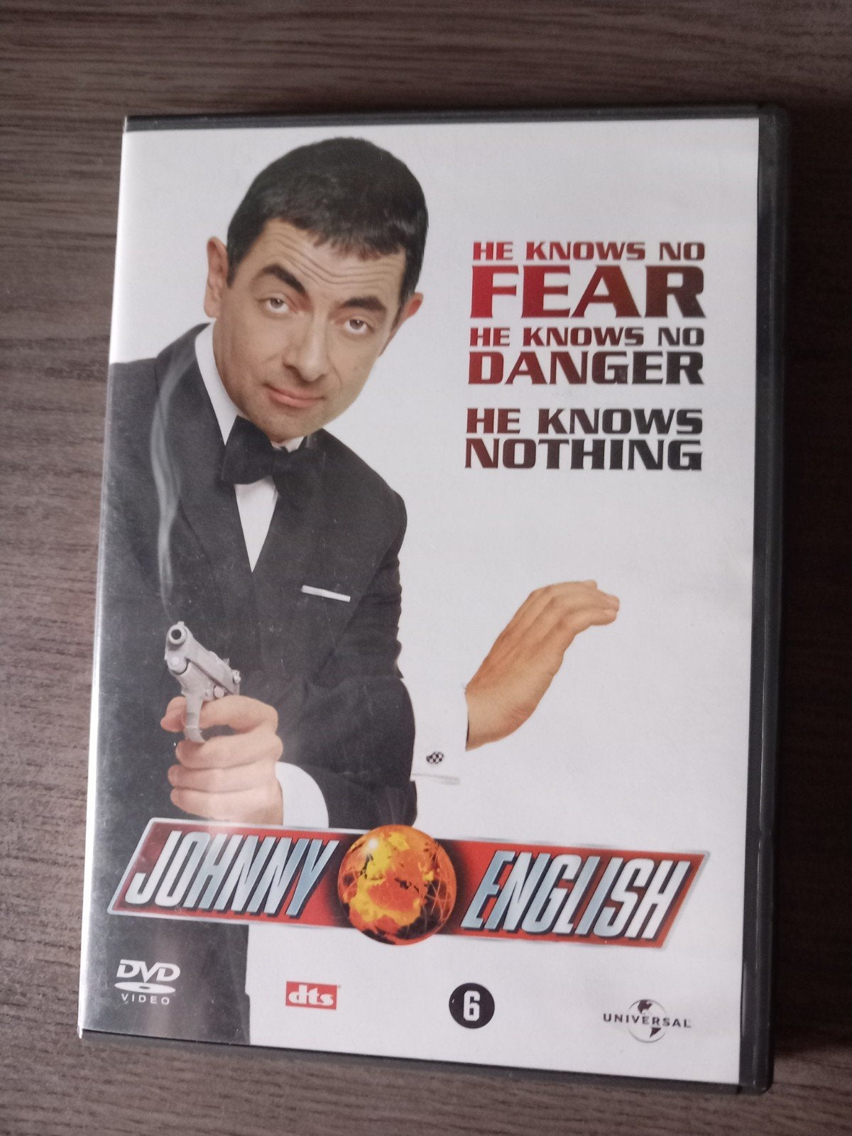Johnny English DVD - Actiekomedie met Rowan Atkinson, Bonusmateriaal, Nederlands, Ophalen of Verzenden, Zo goed als nieuw