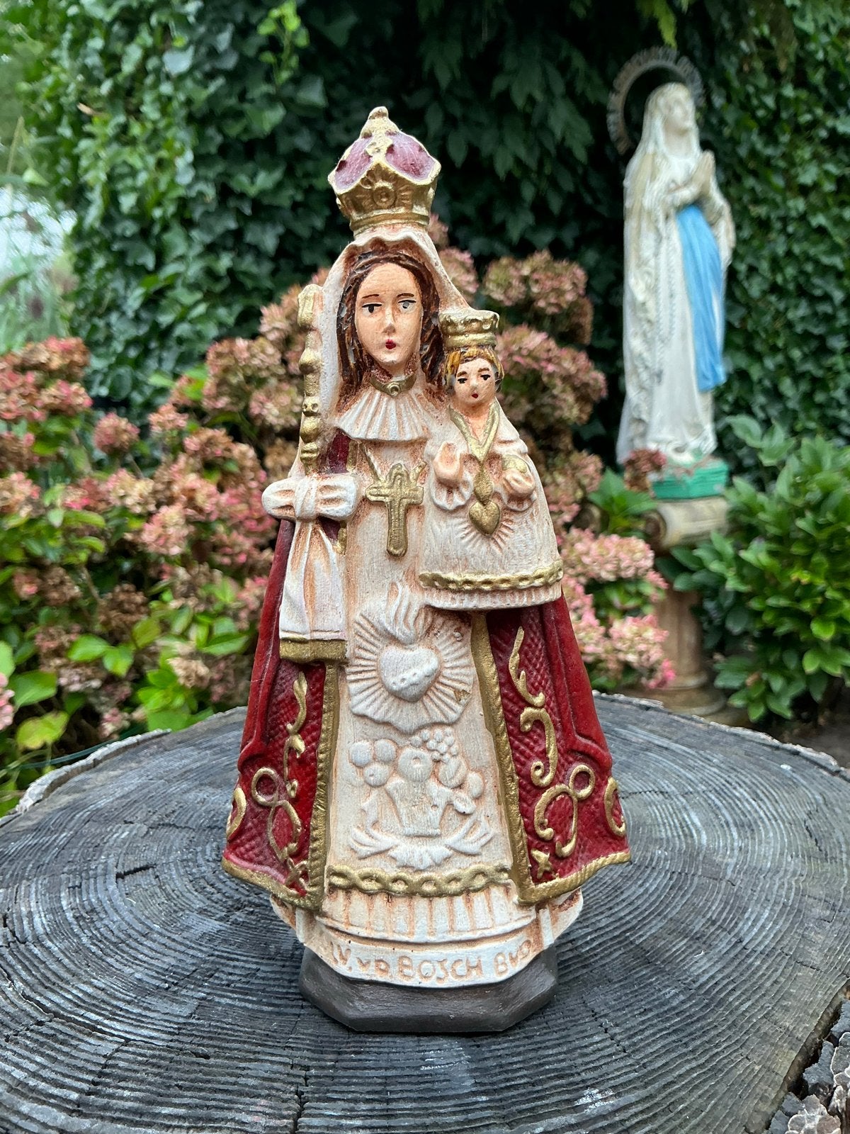 Antiek Maria beeld ❤️ O.L.V. van Den Bosch, Ophalen of Verzenden