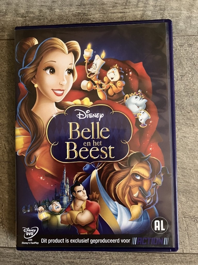 Belle En Het Beest, Tekenfilm, Ophalen of Verzenden, Zo goed als nieuw, Alle leeftijden