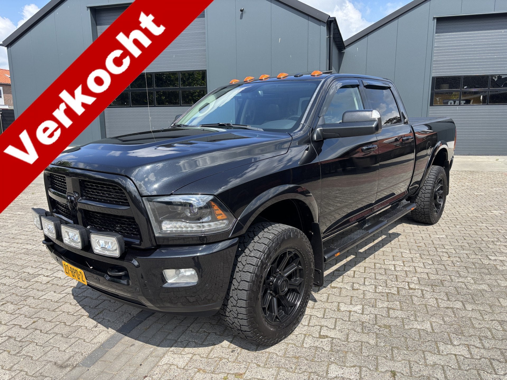 Dodge Ram 2500 Laramie 6.7L Cummins, Black Edition Euro 6, C, Auto's, Automaat, RAM 2500, Zwart, Leder