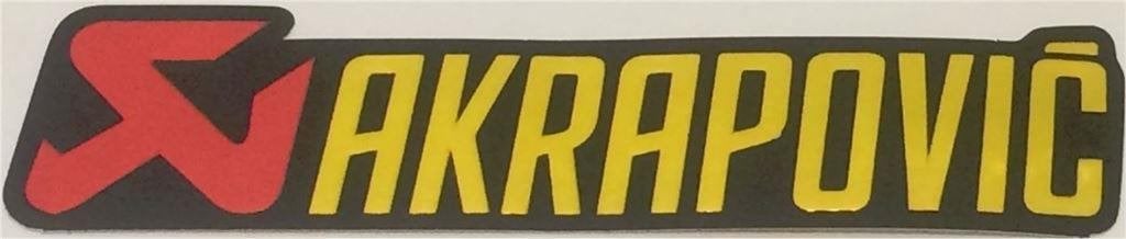 Akrapovic metallic sticker #6, Verzenden