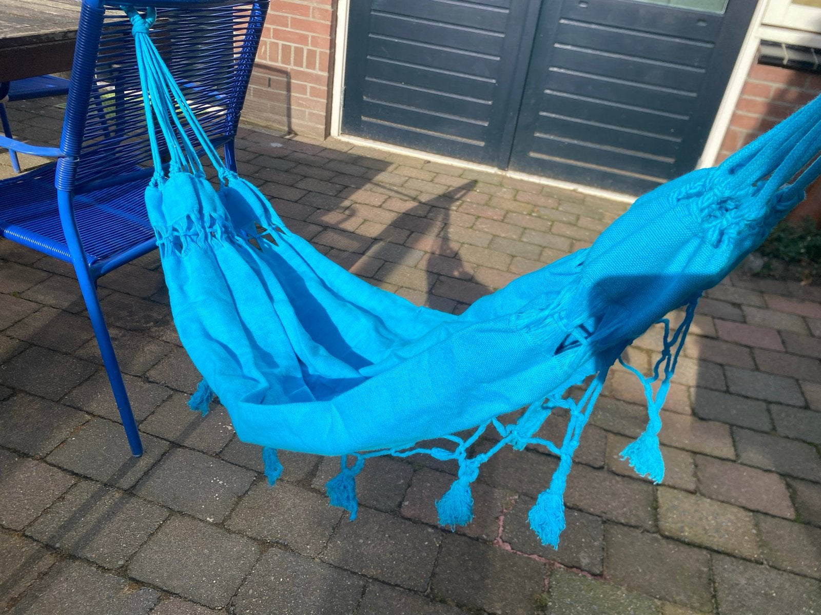 Leuke blauwe Baby hangmat van Babylonia, Binnen, Gebruikt, Opvouwbaar, Ophalen of Verzenden