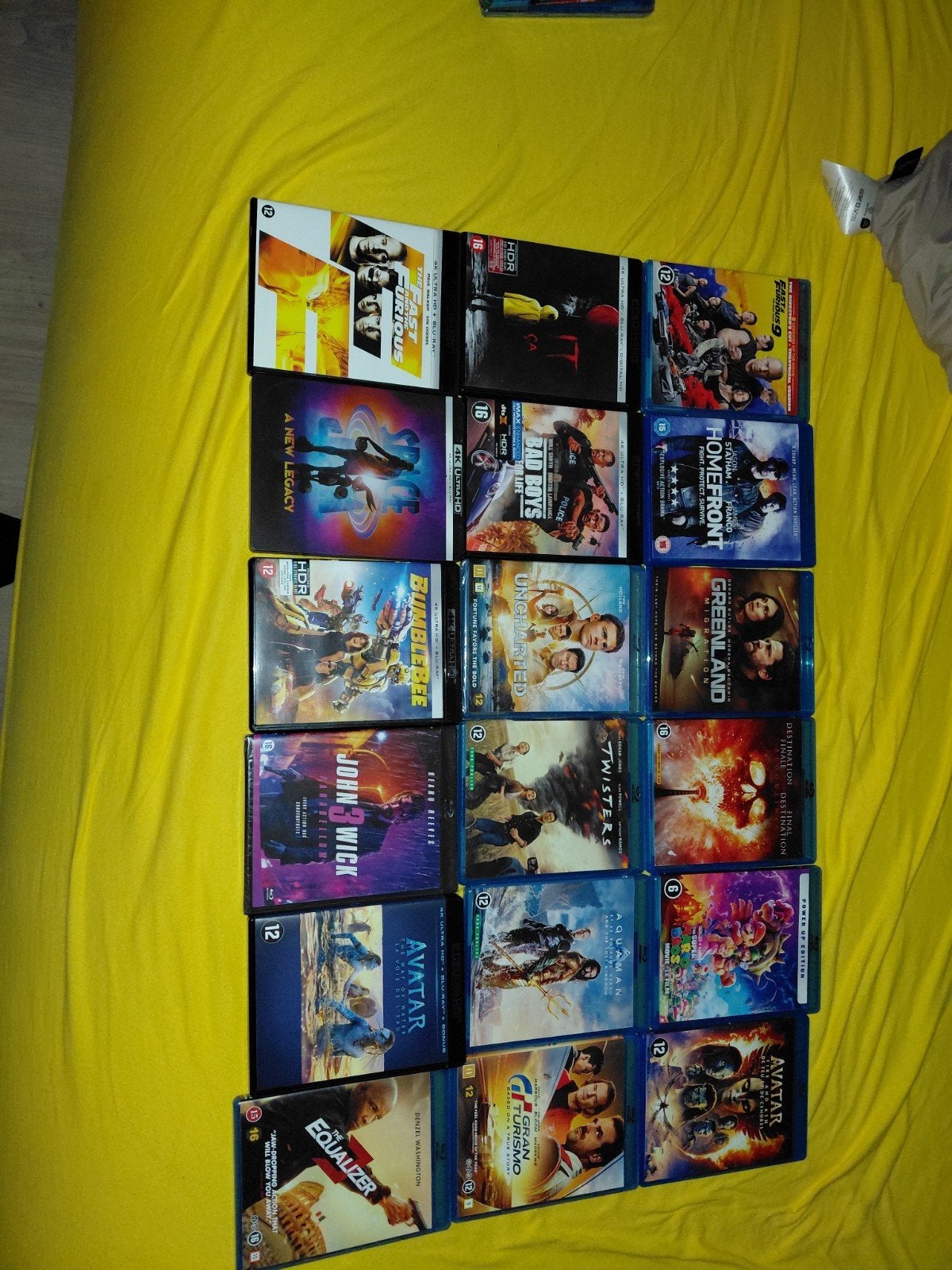 Grote collectie Blu-ray en 4K Ultra HD films, Cd's en Dvd's, Engels, Boxset, Nederlands, Actie