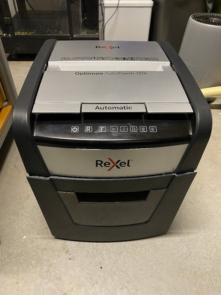 Rexel Optimum AutoFeed+ Shredder Papierversnipperaar, Ophalen of Verzenden, Gebruikt