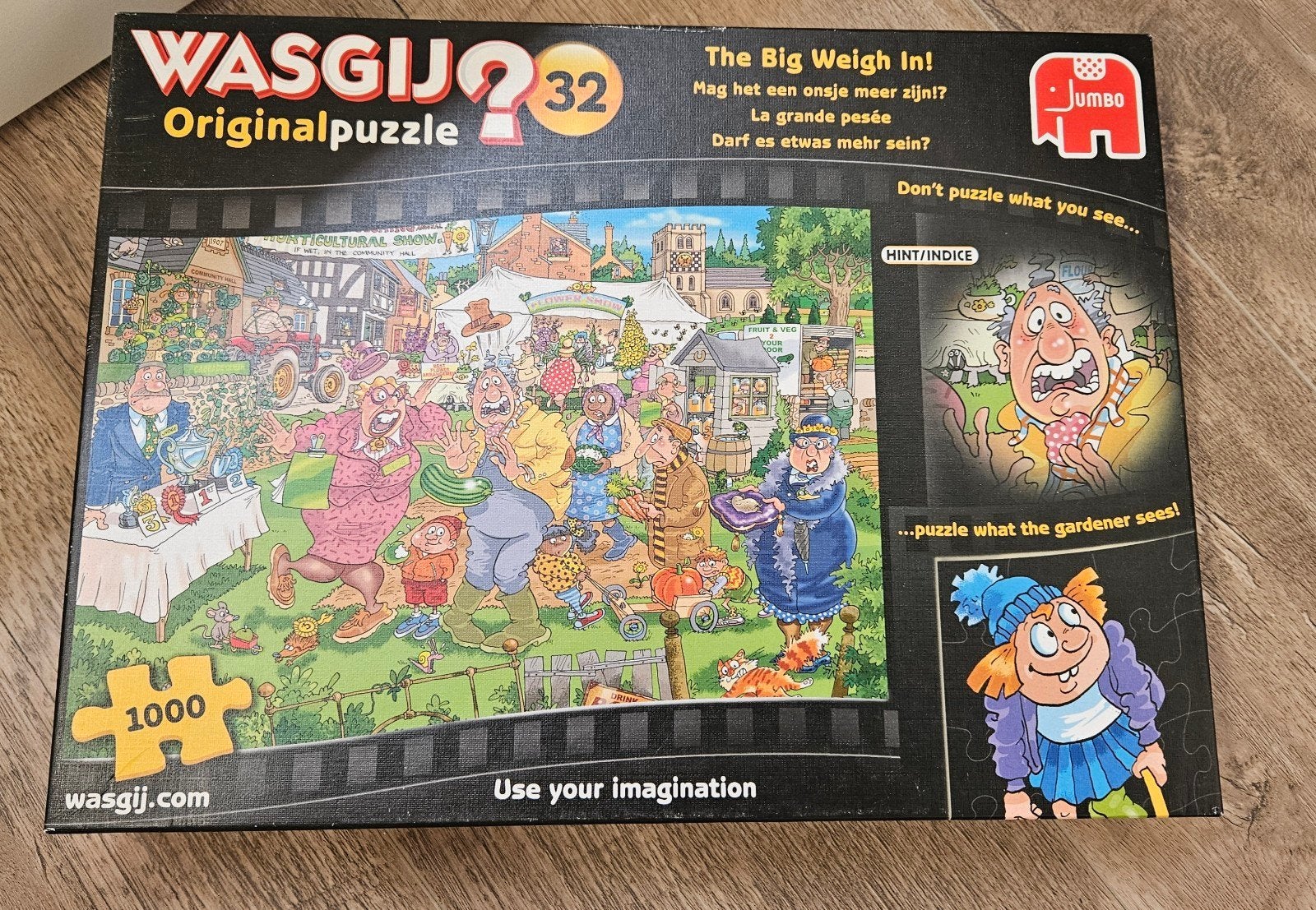 Wasgij Original 32: The Big Weigh In! 1000 stukjes, Ophalen, 500 t/m 1500 stukjes, Zo goed als nieuw, Legpuzzel