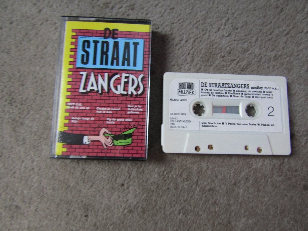 Cassette: De straatzangers, Cd's en Dvd's, Gebruikt, 1 bandje, Ophalen of Verzenden, Origineel