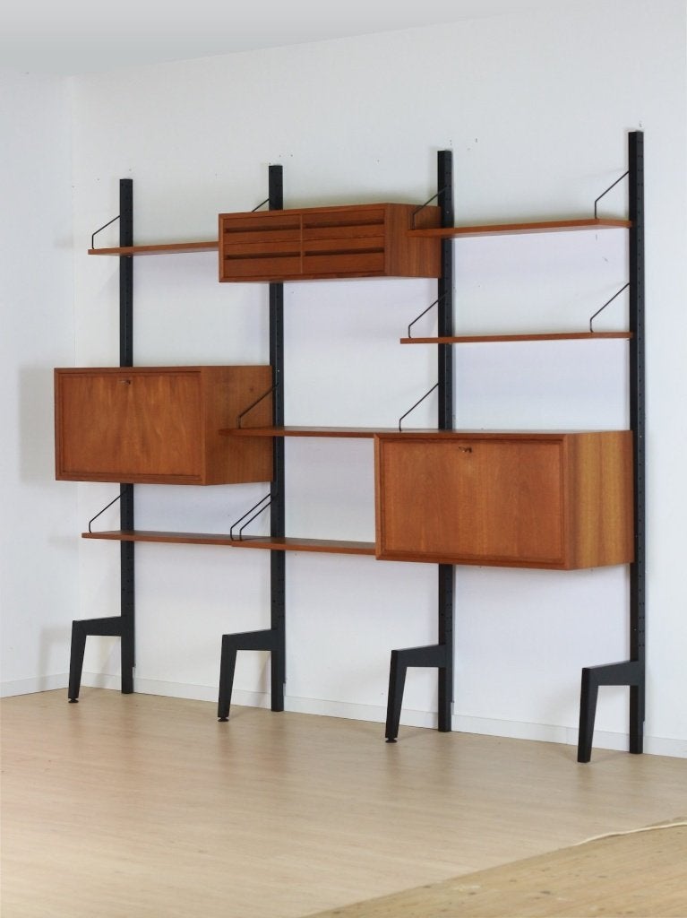 vintage Wandmeubel – Poul Cadovius, Royal System, Ophalen