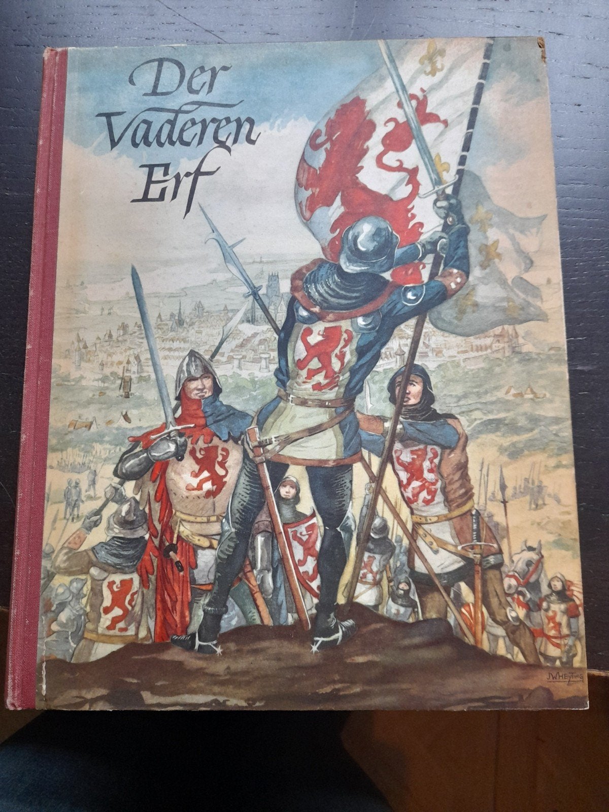 Der Vaderen Erf - Historisch album met aquarellen (gratis), Ophalen, 20e eeuw of later, Gelezen, J.J. Moerman, J.W. Heijting