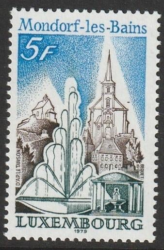 Luxemburg 1979 985 Mondorf-les-Baines, Postfris, Ophalen of Verzenden, Luxemburg, Gestempeld