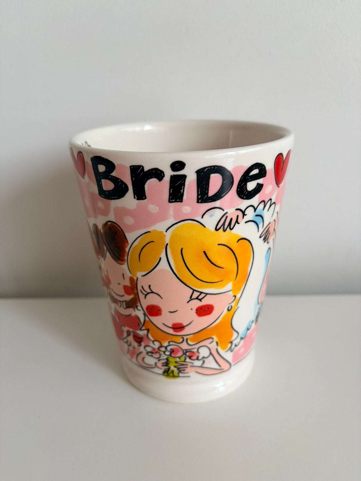 Blond Amsterdam mok/beker Bride Specials XL 500 ml NIEUW!!!, Nieuw, Overige stijlen, Aardewerk, Blond Amsterdam