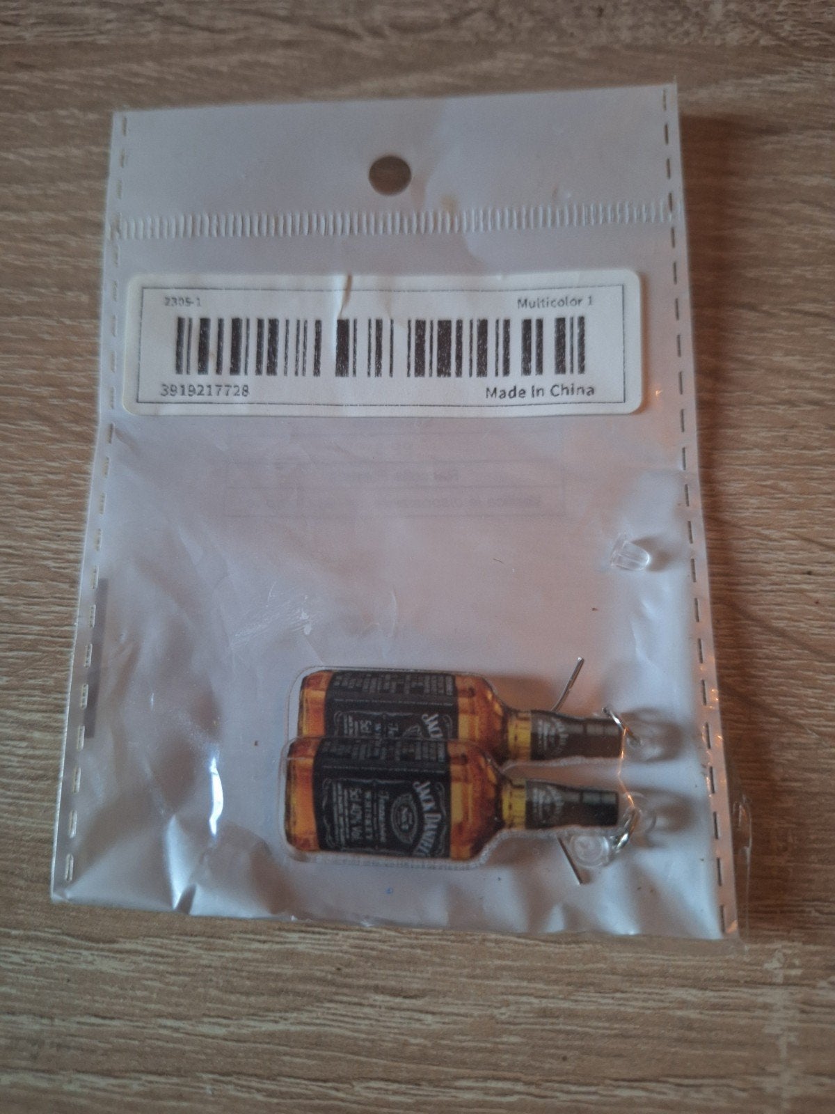 Oorhangers Jack Daniels, Ophalen of Verzenden, Nieuw, Overige materialen, Hangers
