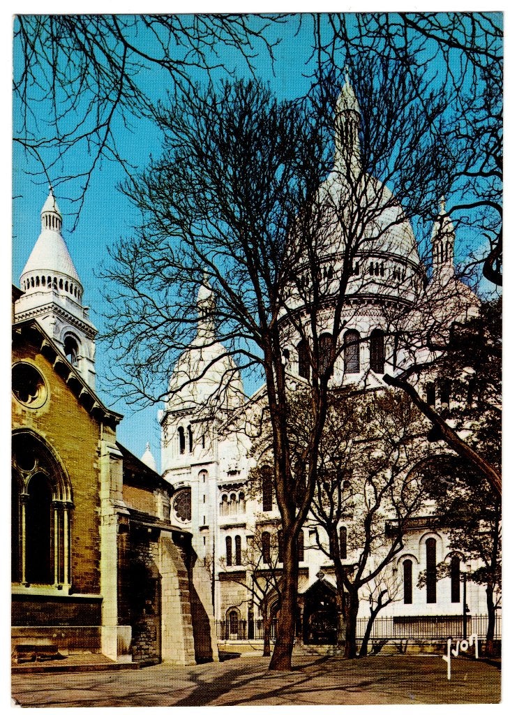 B26202 Frankrijk, Parijs kerk, Ophalen of Verzenden, 1960 tot 1980, Gelopen, Frankrijk