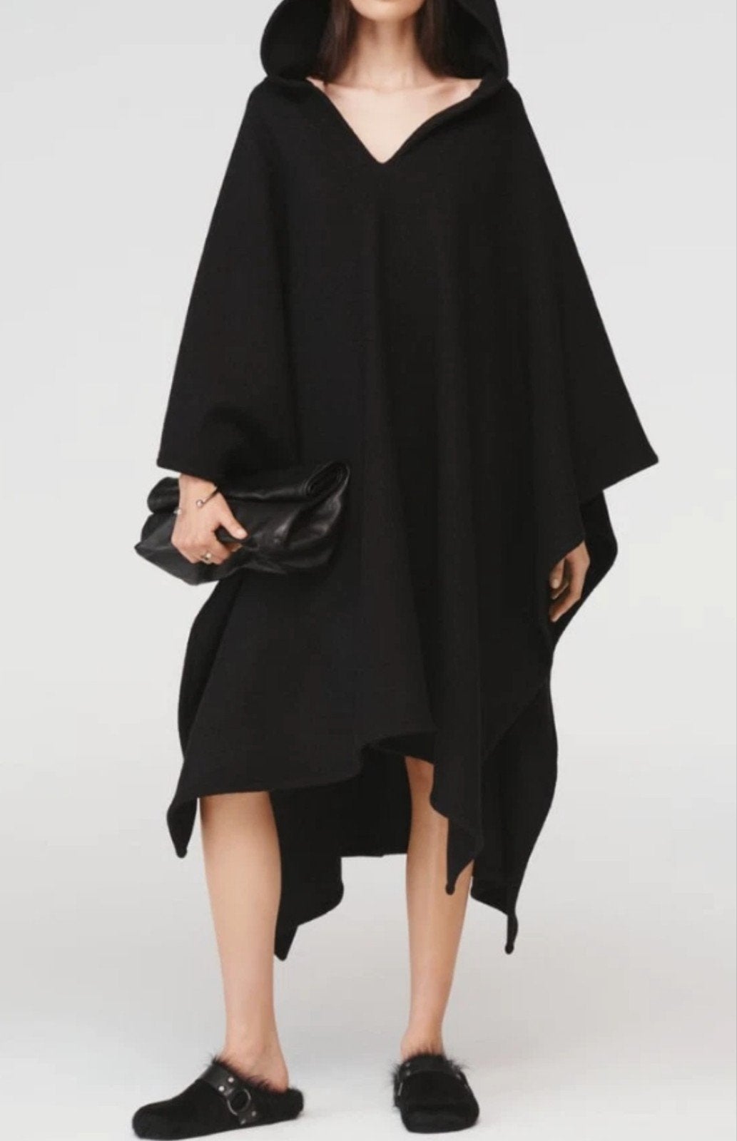 Zara x Steven Meisel 100% wollen Poncho/ Cape. One size, Kleding | Dames, Zara x Steven Meisel, Ophalen, Nieuw, Zwart