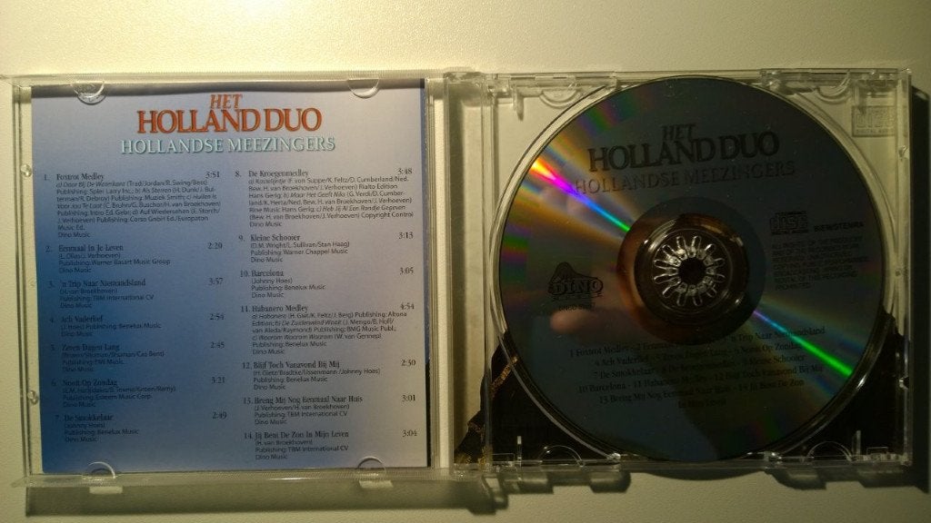 Het Holland Duo - Hollandse Meezingers, Ophalen of Verzenden, Zo goed als nieuw, Levenslied of Smartlap