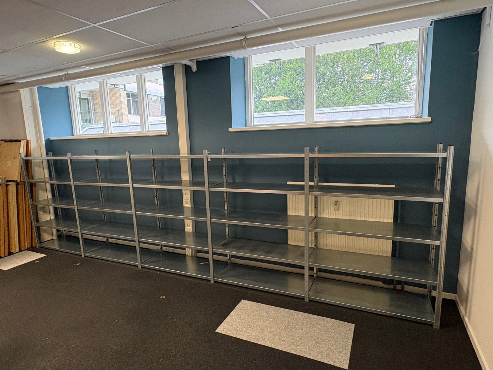 Errex professionele stellingkast 1.40 x 5 x 0.4 25 schappen, Ophalen, Zo goed als nieuw