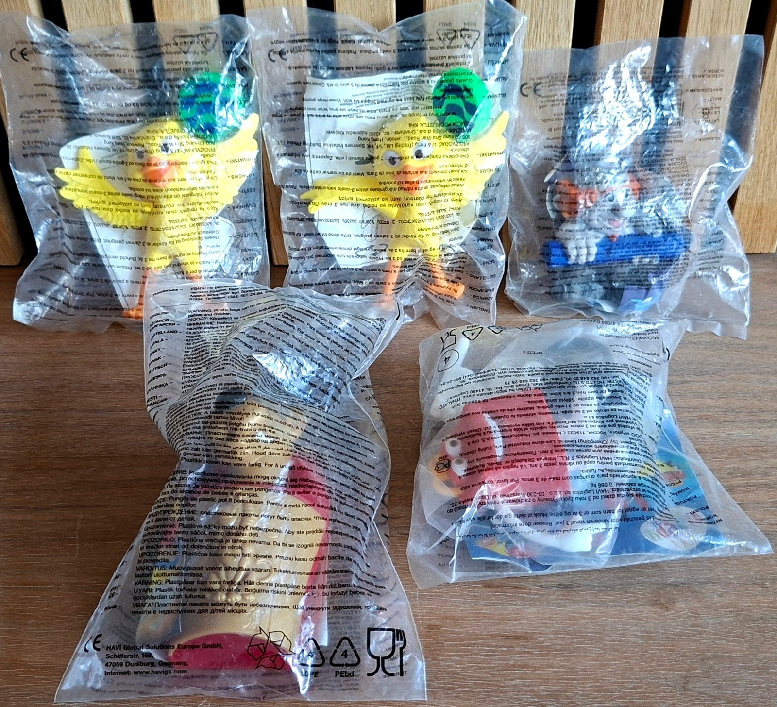 Happy Meal McDonalds / 5 stuks, Ophalen of Verzenden, Nieuw