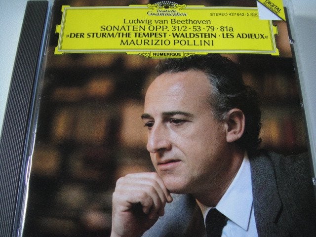 BEETHOVEN Sonaten opp. 31/2 CD POLLINI TOP CONDITIE, Ophalen of Verzenden, Classicisme, Zo goed als nieuw, Kamermuziek
