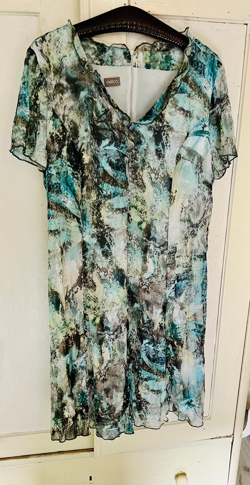 Dames jurk., Zwart, Maat 46/48 (XL) of groter, Ophalen of Verzenden, Zo goed als nieuw
