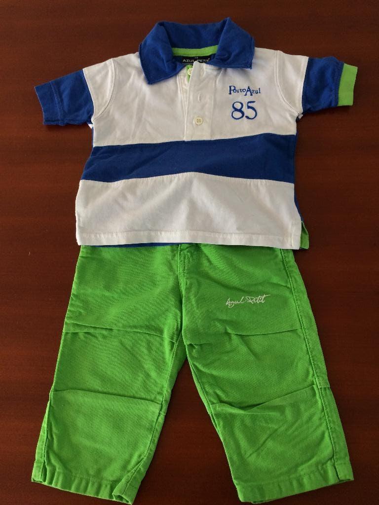 Porto Azul broek met shirt maat 68/74, Broekje, Porto Azul, Ophalen of Verzenden, Zo goed als nieuw