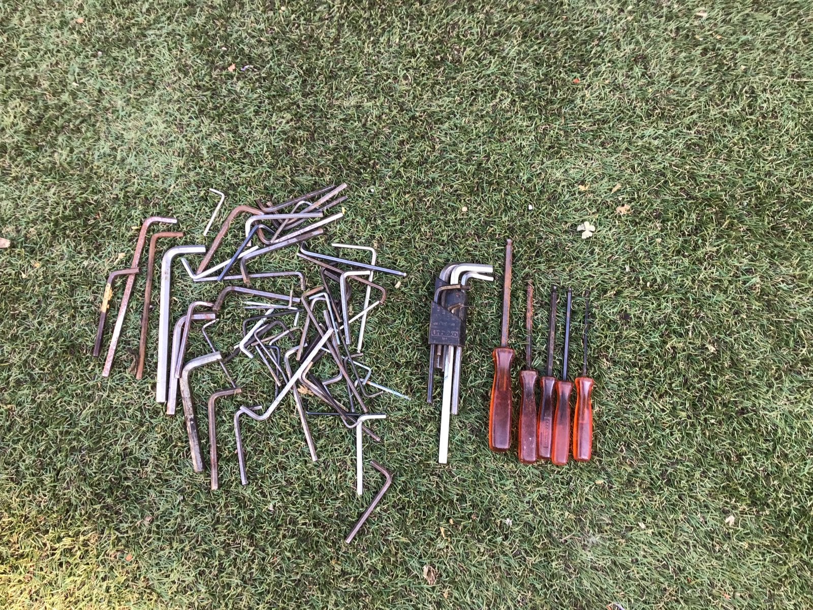 Grote set inbussleutels - Diverse maten, Doe-het-zelf en Verbouw, Gereedschap | Handgereedschap, Ophalen of Verzenden, Gebruikt