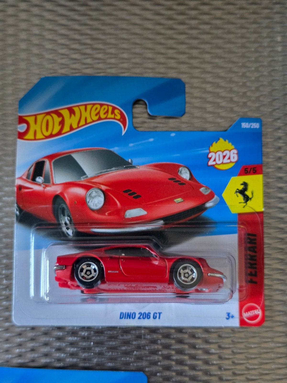 Hot Wheels Dino 206 GT Ferrari - Nieuw in verpakking, Hobby en Vrije tijd, Modelauto's | Overige schalen, Ophalen of Verzenden
