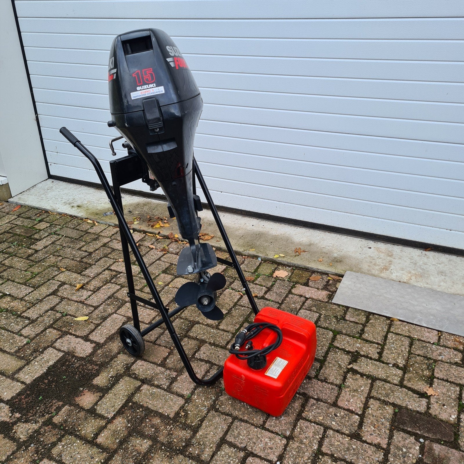 Suzuki DF15 5PK, Watersport en Boten, Ophalen, Zo goed als nieuw, Motor en Techniek, Zeilboot of Motorboot