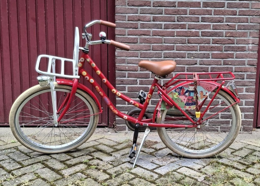 meisjesfiets Oilily omafiets transportfiets, Fietsen en Brommers, Ophalen, Terugtraprem, Oilily, Gebruikt