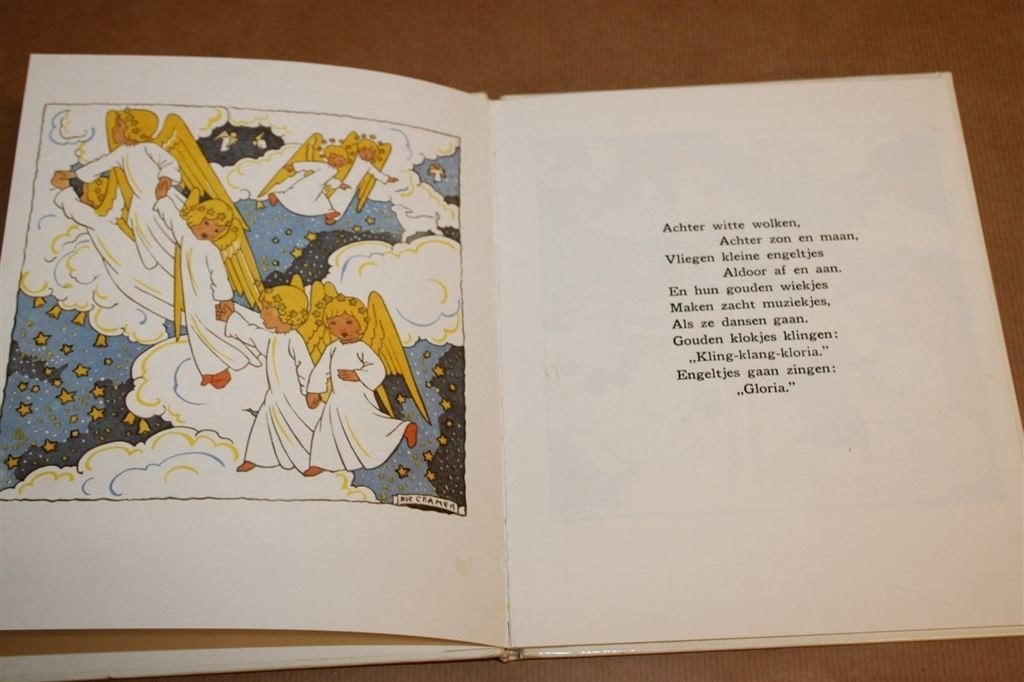 Het Engeltjesboek — Rie Cramer Versjes met Kleurenprenten, Ophalen of Verzenden, Gelezen