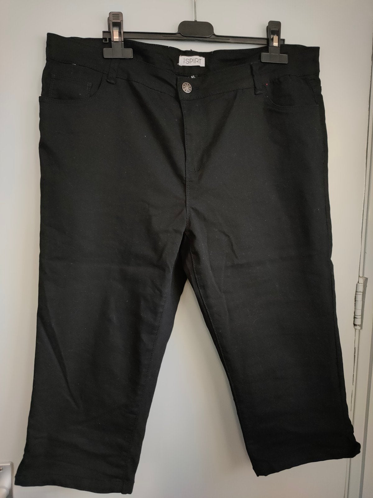 True Spirit driekwart broek XL - Zo goed als nieuw, Kleding | Dames, Broeken en Pantalons, Zwart, Maat 46/48 (XL) of groter, Ophalen of Verzenden