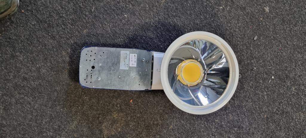 2X PROFESSIONELE   LED INBOUW SPOT COMPLEET MET DRIVER, Ophalen, Nieuw, Metaal of Aluminium, Led