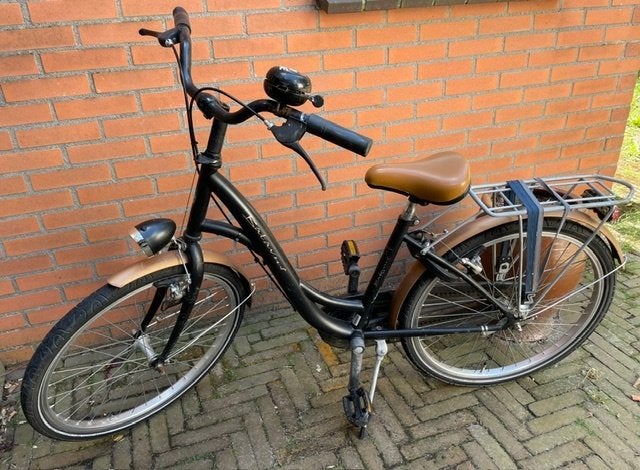 Batavus meisjesfiets 22 inch, Fietsen en Brommers, Fietsen | Meisjes, Ophalen, 22 inch, Gebruikt, Velgrem