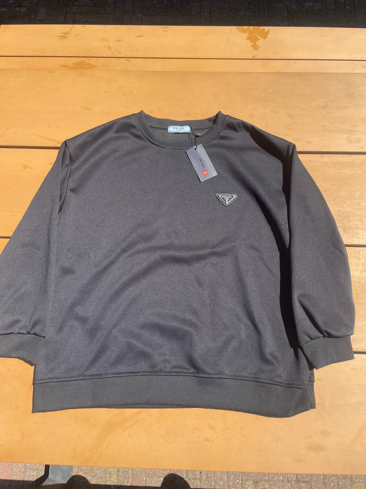 Prada sweater maat M, Ophalen of Verzenden, Zo goed als nieuw, Maat 48/50 (M), Zwart