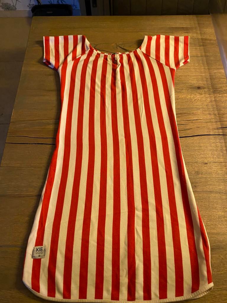 Kiestone jurk streep mt 158 164 rood wit, Ophalen of Verzenden, Zo goed als nieuw, Meisje, Jurk of Rok