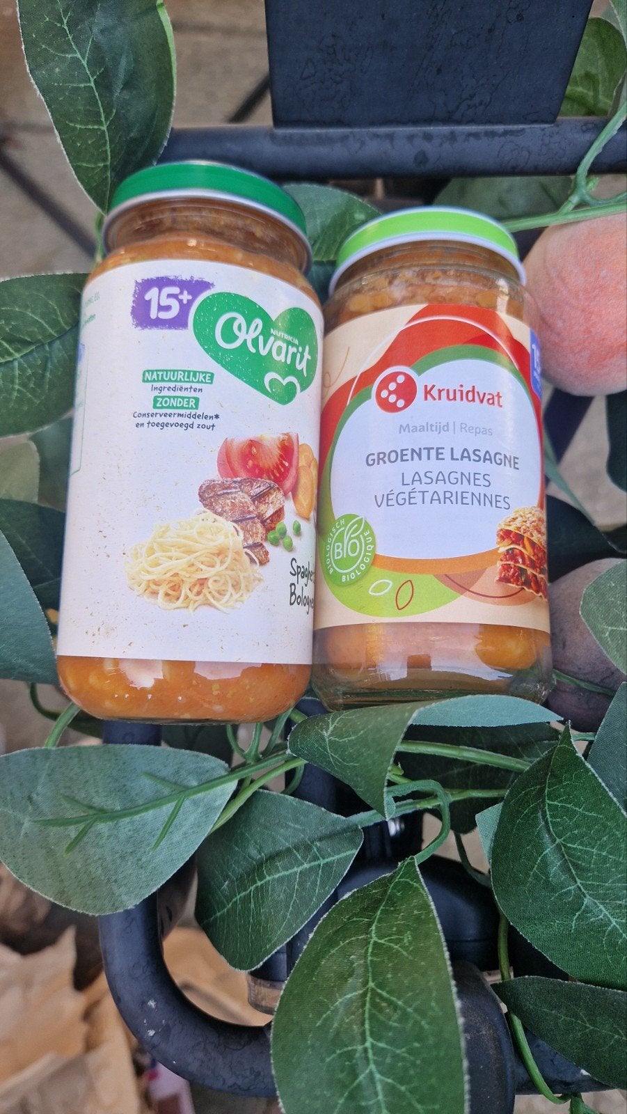 Babyvoeding: Olvarit Spaghetti Bolognese & Kruidvat Lasagne, Ophalen of Verzenden, Nieuw, Bewaarbakje, Overige merken