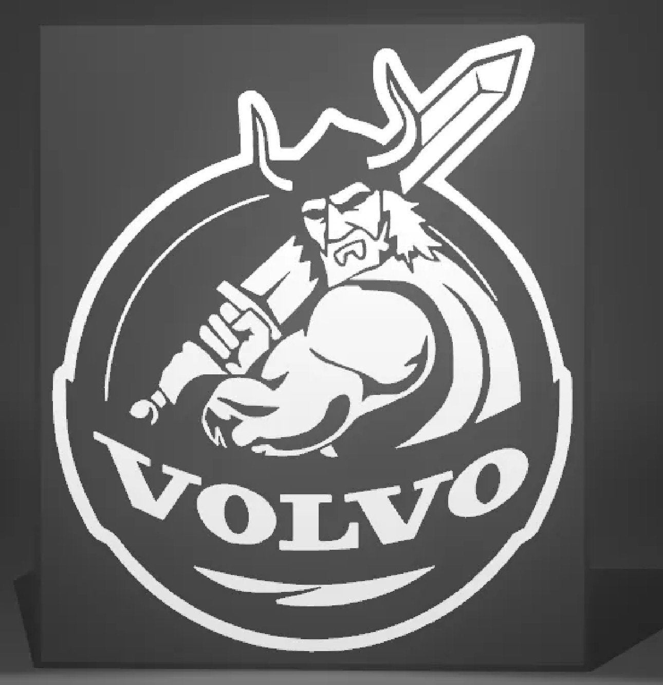 Volvo Viking LED-logo - 26 cm, Verzenden