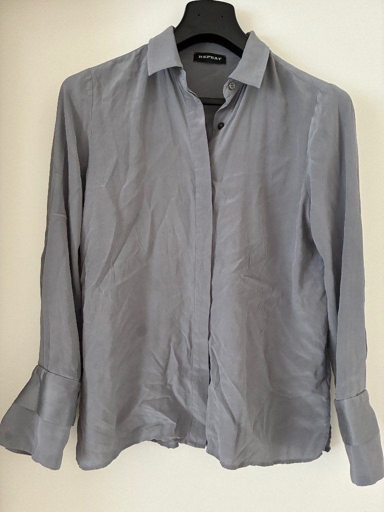Zijden blouse van Repeat, maat 36, Repeat, Verzenden, Zo goed als nieuw, Maat 36 (S)