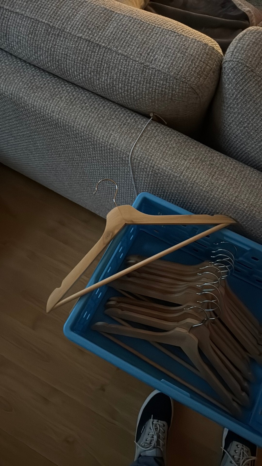 IKEA Bumerang Houten Kledinghangers - Set van 12, Ophalen, Gebruikt, Hout, Kinderen en Volwassenen
