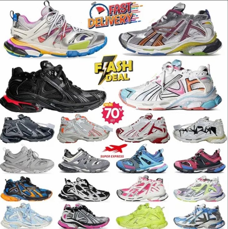 Balenciaga Track Schoenen met LED Lights - Alle Maten & Kleu, Ophalen of Verzenden, Nieuw, Overige kleuren, Sneakers of Gympen