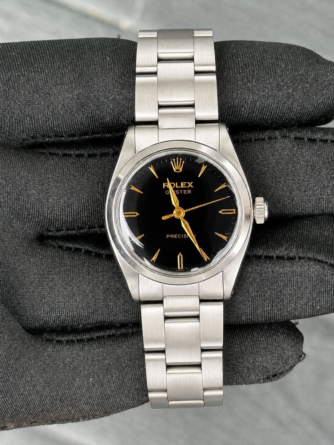 Rolex Oyster Precision Ref. 6420 lady, Sieraden, Tassen en Uiterlijk, Horloges | Dames, Staal, Verzenden, Polshorloge, Zo goed als nieuw