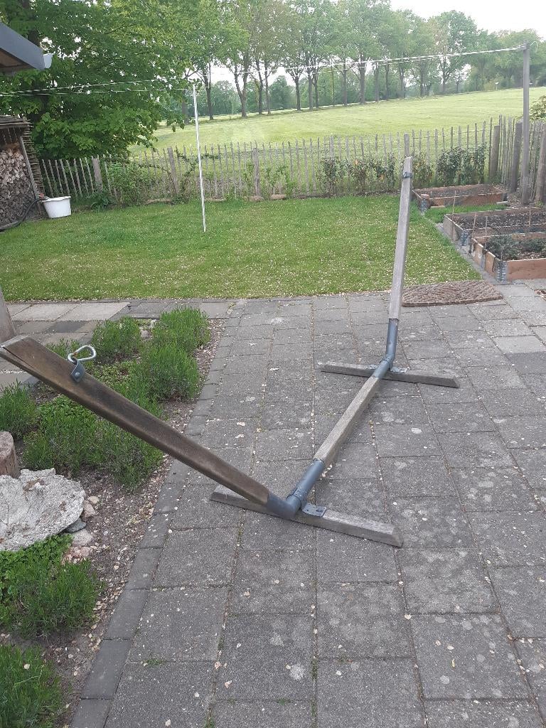 hangmat standaard/onderstel gratis, Tuin en Terras, Ophalen, Gebruikt, Met standaard, Eenpersoons