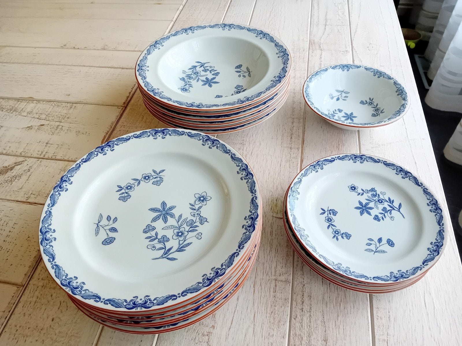 Porseleinen Rorstrand Ostindia Sweden servies puntgaaf, Ophalen of Verzenden, Zo goed als nieuw, Bord(en), Overige stijlen