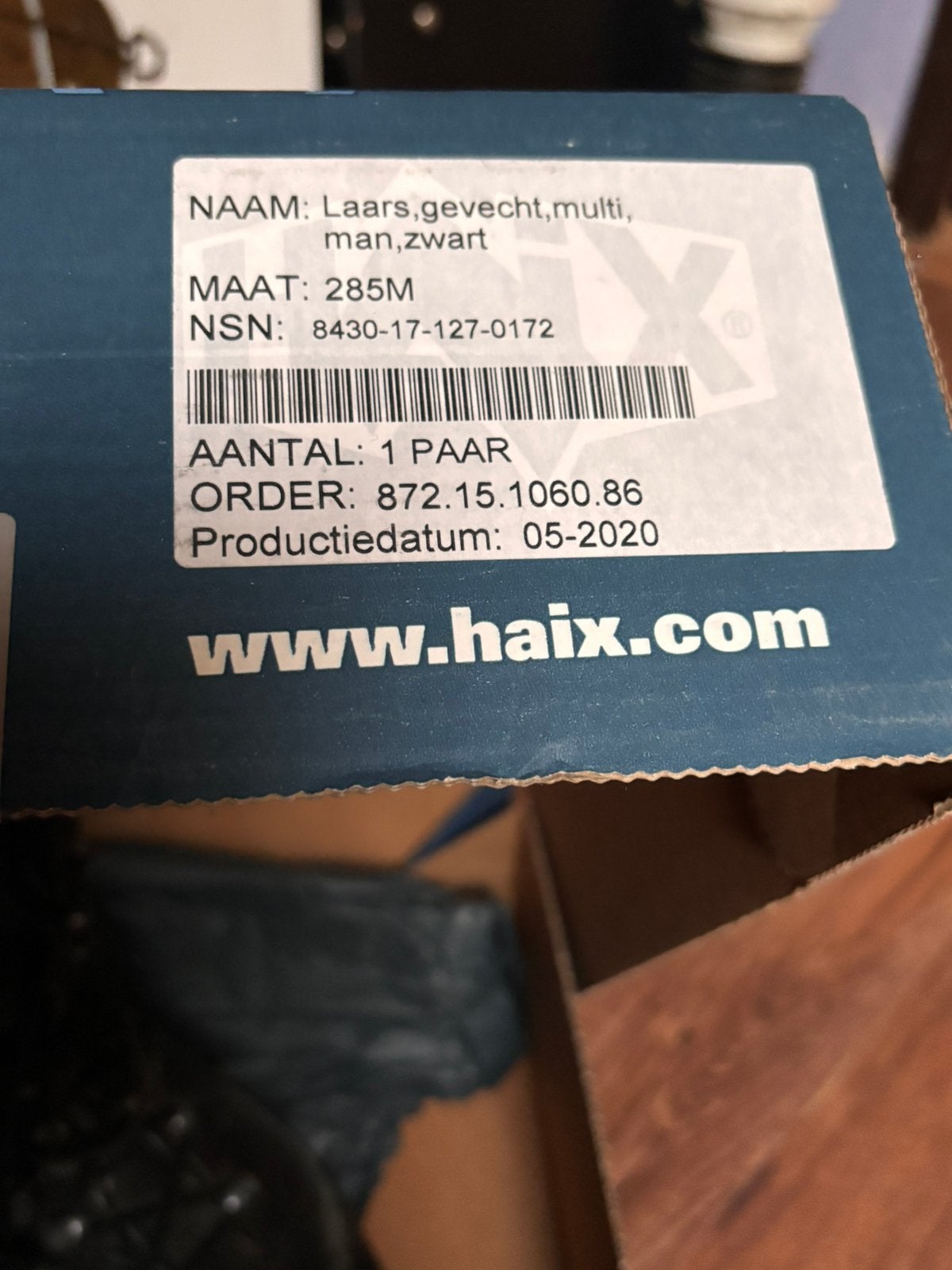 Haix heren schoenen, Ophalen, Zo goed als nieuw, Zwart