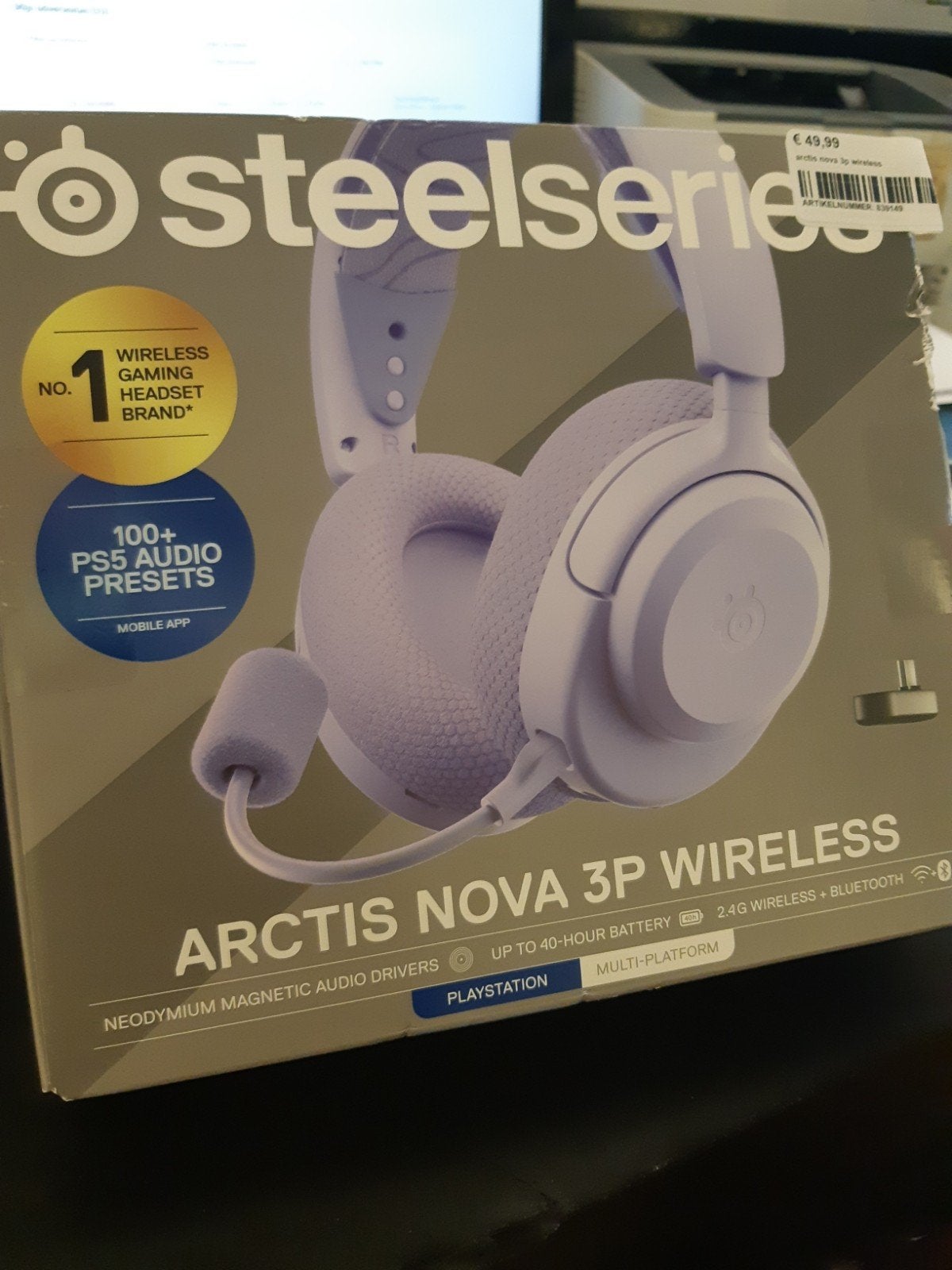 SteelSeries Arctis Nova 3P Wireless Gaming Headset, ., Nieuw, Ophalen of Verzenden, .