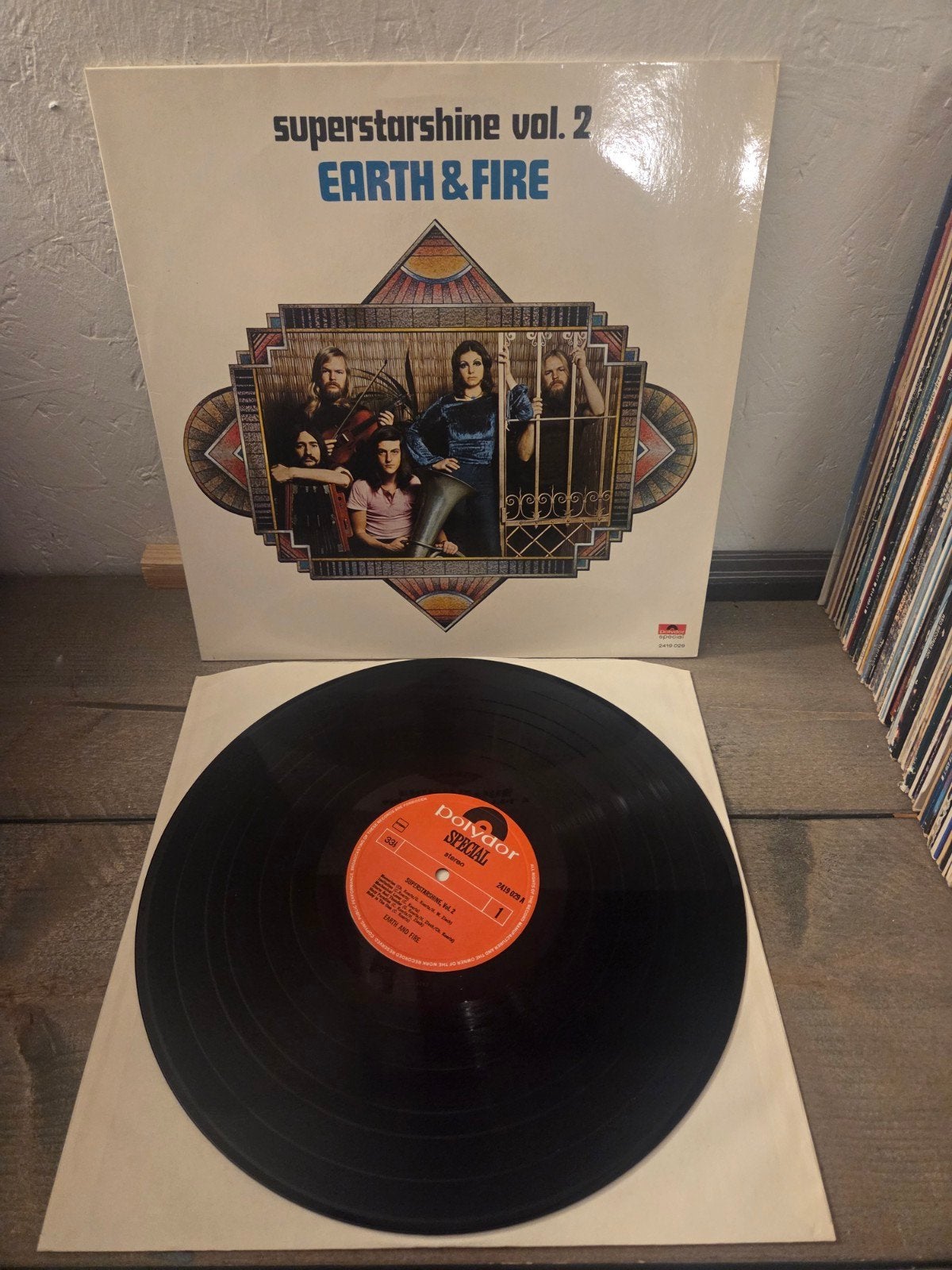 Earth & Fire - Superstarshine Vol. 2 LP (Pop, Rock), LP, Gebruikt, Pop, Ophalen of Verzenden