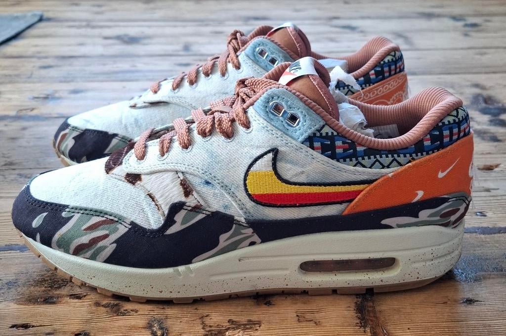 Nike Air Max 1 Concepts Heavy - Maat 42.5, Kleding | Heren, Schoenen, Overige kleuren, Nike, Ophalen of Verzenden, Sneakers of Gympen