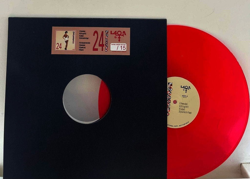 PRINCE - MADHOUSE 24 (1988) LP (Red Vinyl PROMO Edition)