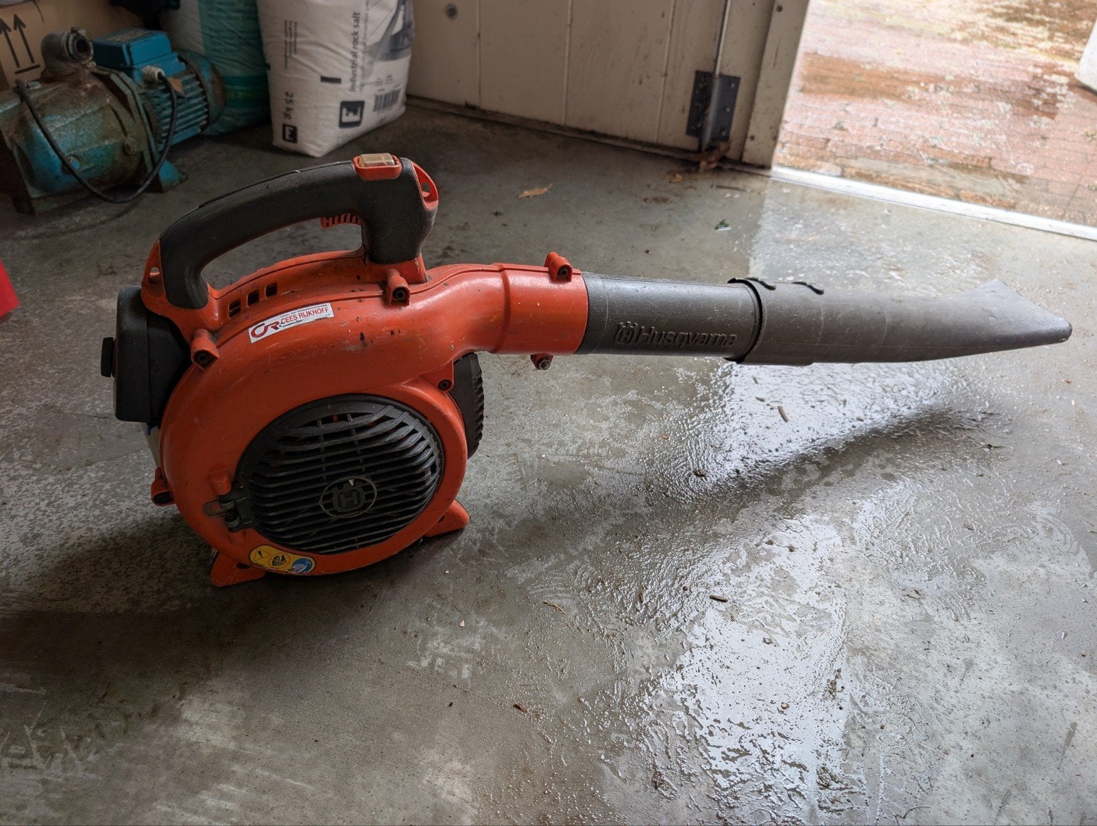 Husqvarna 125BV 2-takt bladblazer - Krachtig en Betrouwbaar, Ophalen, Benzine, Gebruikt, Handgedragen