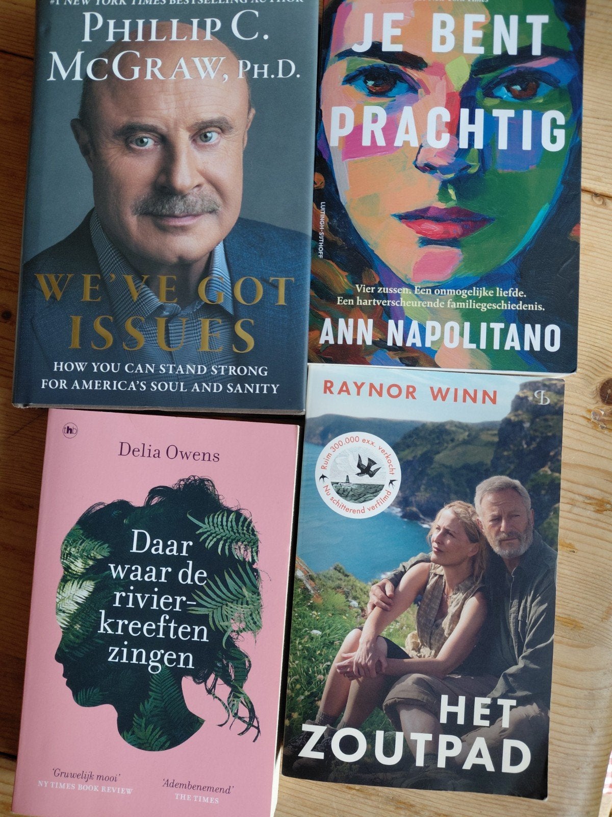Vier bestsellers te koop, Ophalen of Verzenden, Zo goed als nieuw