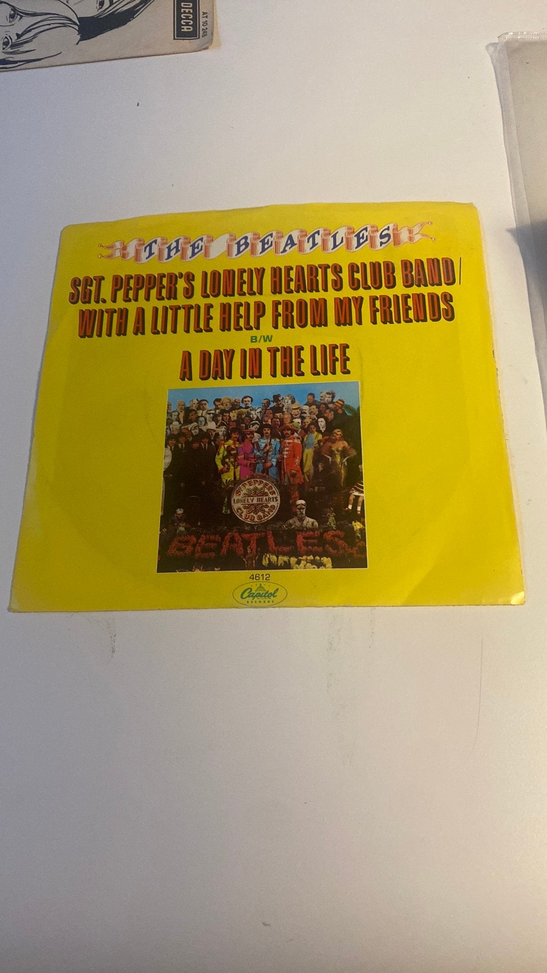 Single the beatles, sgt. pepper’s lonely hearts club band, Ophalen of Verzenden, Zo goed als nieuw