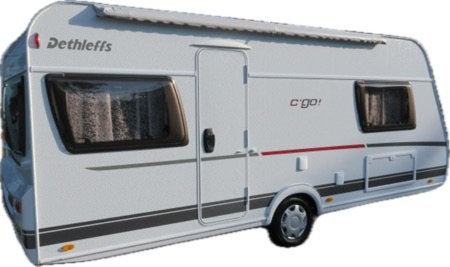 Dethleff 495 FE, Rondzit, Frans bed, Particulier, 5 tot 6 meter